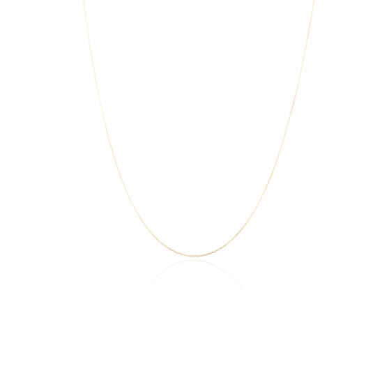 Halskette in Gelbgold Vorderansicht