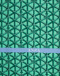 Seidentuch ESTELLA Grün & Blau