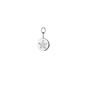 Anhänger COIN Symbol Star in 18 KT Weißgold mit weißen Diamanten besetzt in Vorderansicht