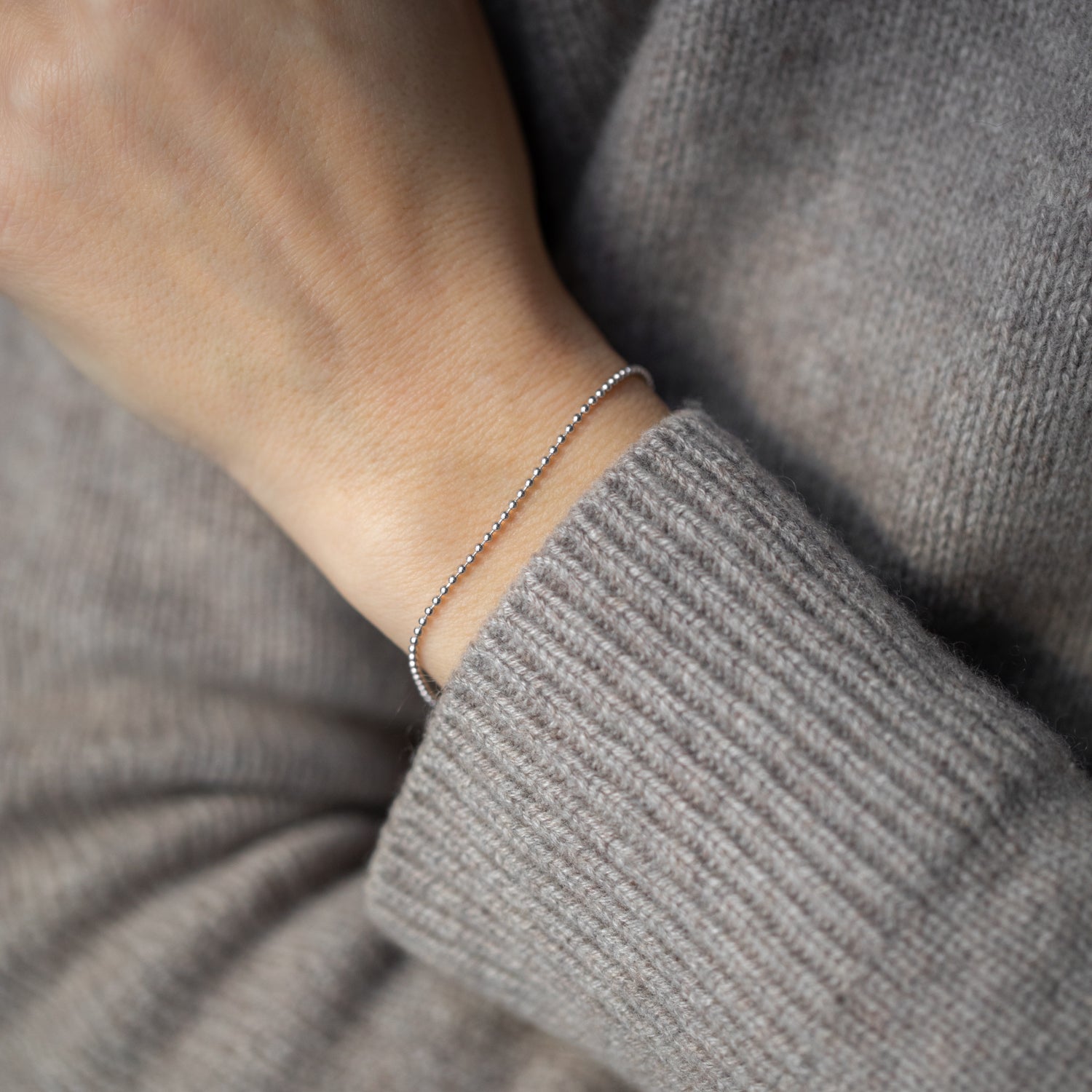 fahrradanhänger lenny Armkette LENNY 1.5mm 18 KT Roségold / 17 cm