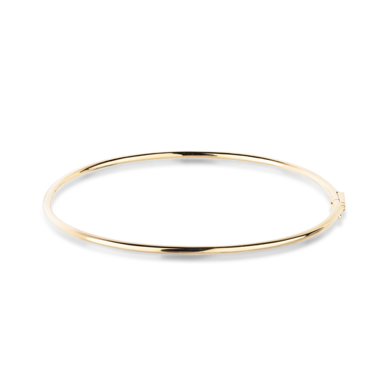 Vorderansicht ANNA Armreif Donut in 18 KT Gelbgold