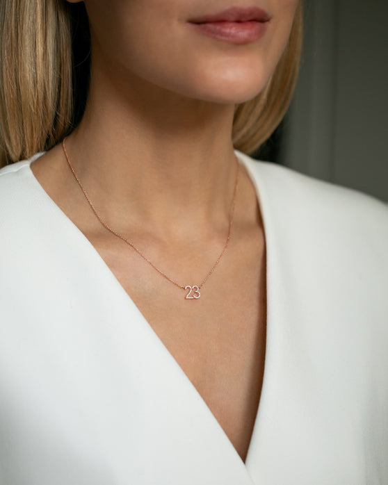 Necklace MY NUMBER DIAMONDS