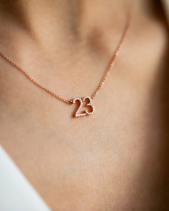 Necklace MY NUMBER DIAMONDS