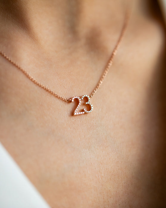 Necklace MY NUMBER DIAMONDS