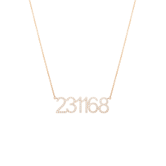 Necklace MY NUMBER DIAMONDS