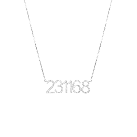 Necklace MY NUMBER DIAMONDS