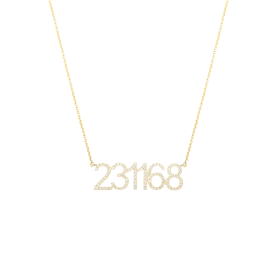 Necklace MY NUMBER DIAMONDS