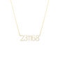 Necklace MY NUMBER DIAMONDS