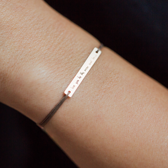 Wristband I LOVE YOU TO THE MOON AND BACK