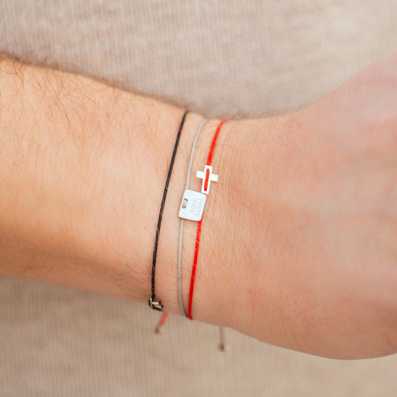 Wristband SMALL CROSS Men