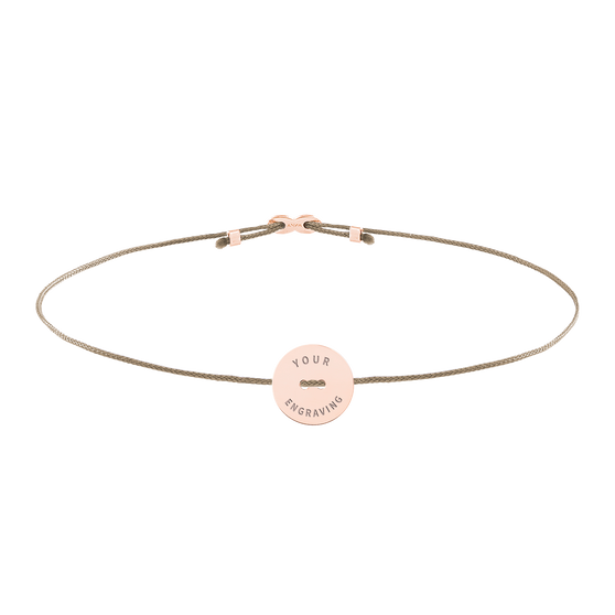 Armband EMPTY BUTTON 10mm
