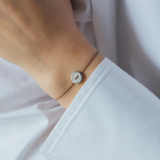 Armband EMPTY BUTTON 10mm