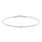 Freisteller Armband SOUL mit weißem Diamant in Weißgold