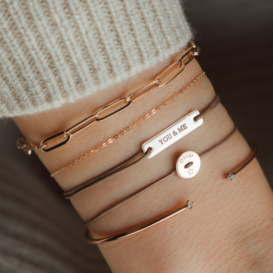 Armband EMPTY BUTTON 8mm