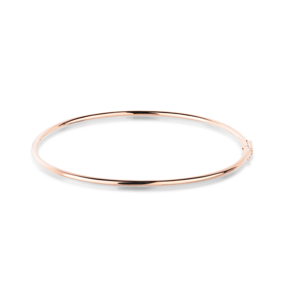 Vorderansicht ANNA Armreif Donut in 18 KT Rosegold