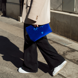 Handbag TWINKLE MINI in Velvet