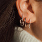 Earrings DONUT 18mm