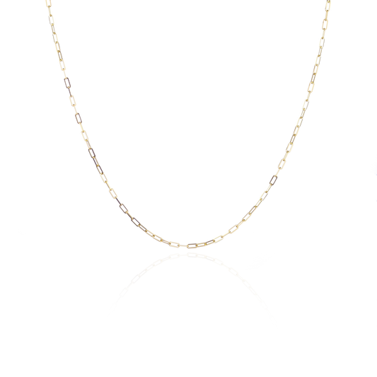 Freisteller Halskette Lenox in Gelbgold