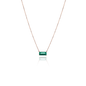 Halskette PAULA Smaragd