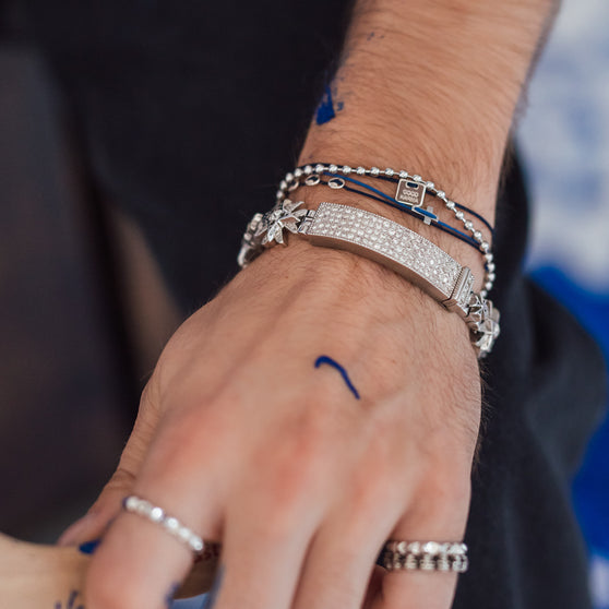 Wristband SMALL CROSS Men