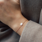 engravable bracelet on wrist