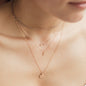 Necklace BLESSED in 18 KT Rose Gold