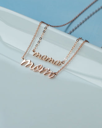 Halskette MOM groß