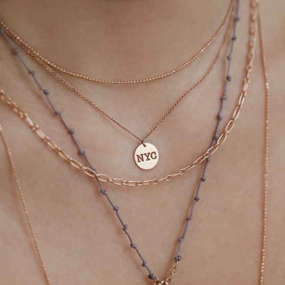 Necklace ALEXIS in 18 KT Rose Gold